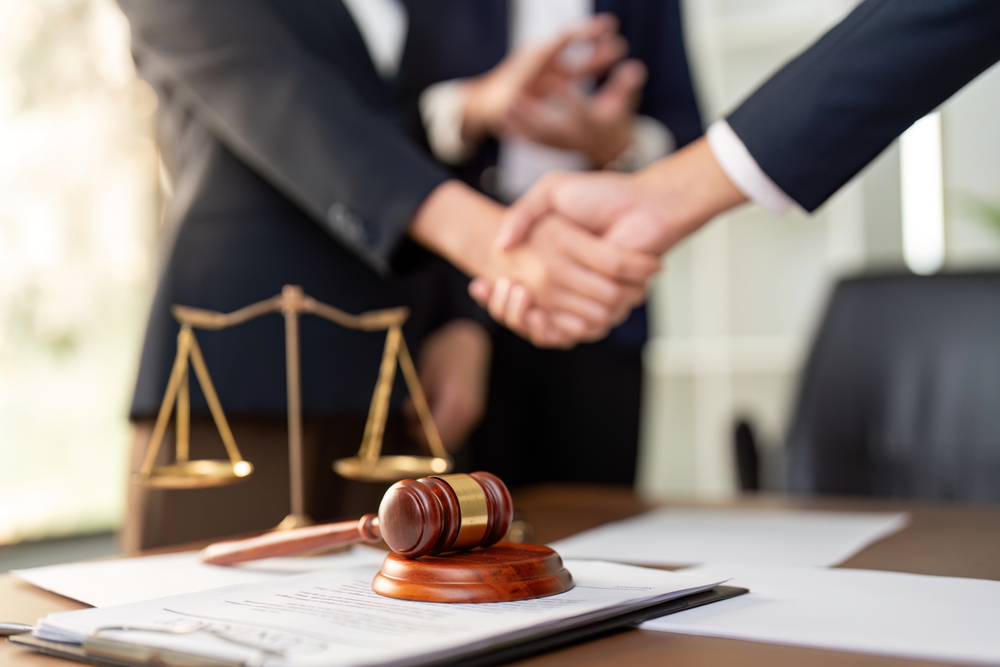 Symbol of fairness and integrity with scales of justice